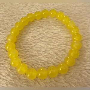 Yellow Beaded Bracelet
